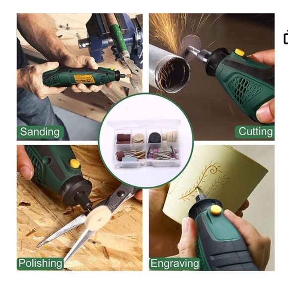 TECCPO Rotary Tool Kit | Multi-functional for Crafting Projects | New - Picture 4 of 8